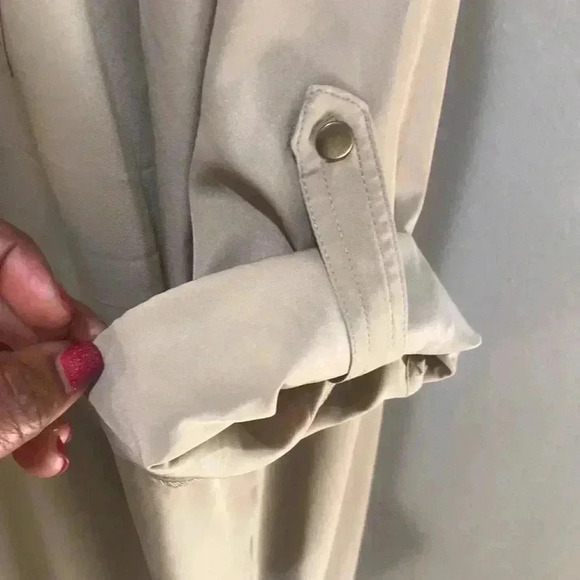 NWT Lane Bryant Tan Cargo Style Button Down  Front Pockets Snap Sleeves-26/28 - Picture 9 of 14